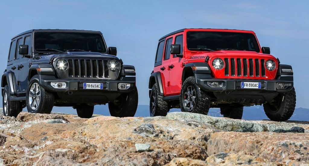 Zwei neue Modelle des Jeep Wrangler JL