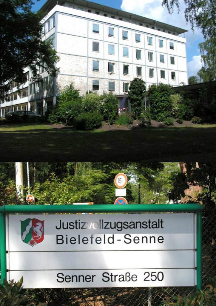 Außenansicht der JVA Bielefeld-Senne.